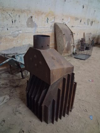 Chimenea de hierro empotrable
