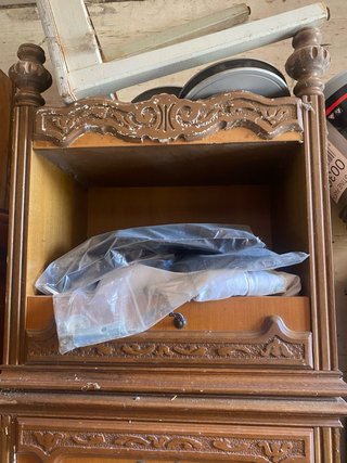 Comodino vintage in legno