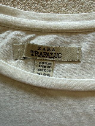 Camiseta Zara Estampada Talla M