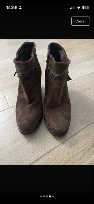 Botines Marrones con Flecos