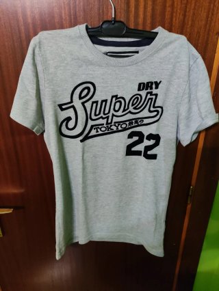 Camiseta Superdry Gris