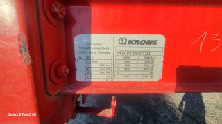 Semirremolque Krone con puerta elevadora trasera