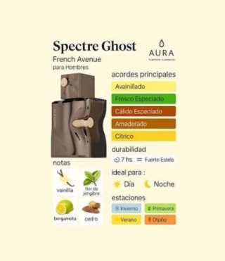 Perfume Ghost Spectre Negro y Dorado