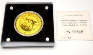 Medalla África 1/200 oz Oro 2022