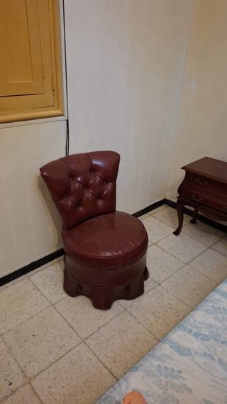 Conjunto Muebles Antiguos Madera y Tela