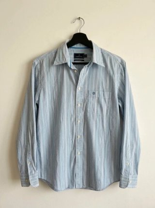 Camisa Cortefiel Rayas Manga Larga Algodón