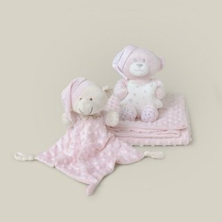 Set de Regalo Bebé: Peluche, Manta y Dou Dou