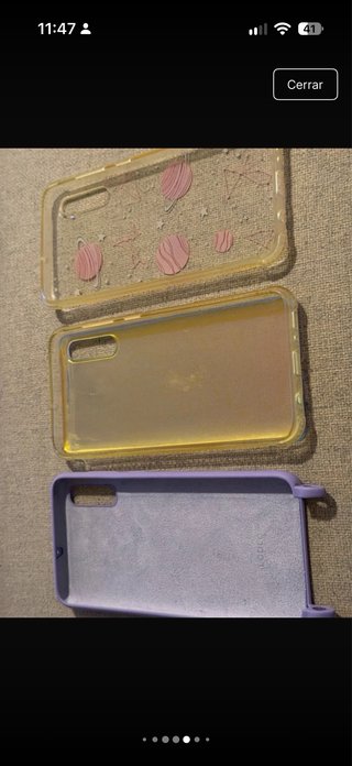 Fundas Samsung A50 Morada, Transparente y planetas