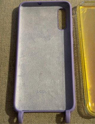 Fundas Samsung A50 Morada, Transparente y planetas