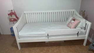 Cama Nido Blanca con Barrera