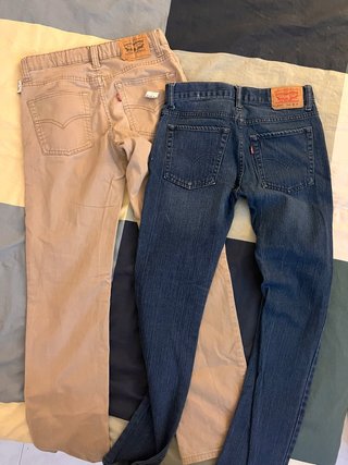 2 Pantalones Levi's niño adolescente