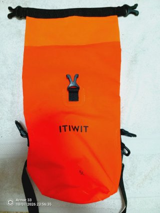 Mochila Estanca Itiwit 5L Naranja