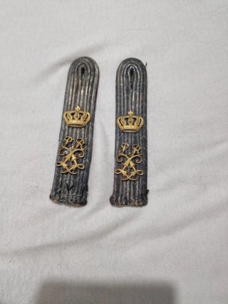 Par de Hombreras Militares Antiguas Aleman Vintage