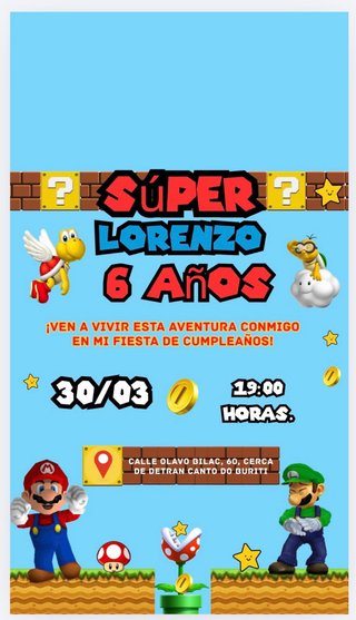 Invitaciones virtuales para cumpleaños