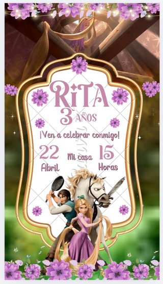 Invitaciones virtuales para cumpleaños