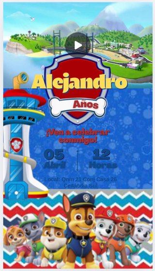 Invitaciones virtuales para cumpleaños