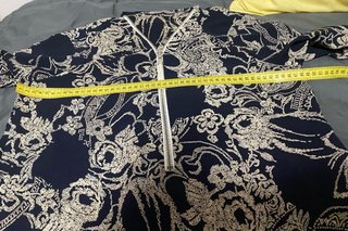 Vestido moda francesa estampado otoño talla única