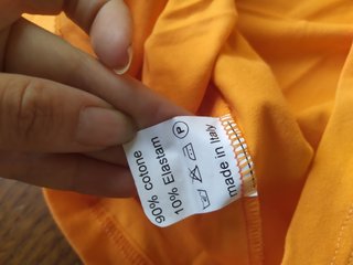 Maglia Welter Arancione Manica Lunga Stella