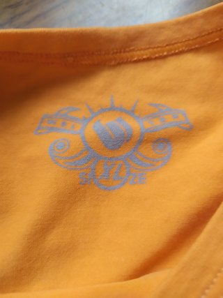 Maglia Welter Arancione Manica Lunga Stella
