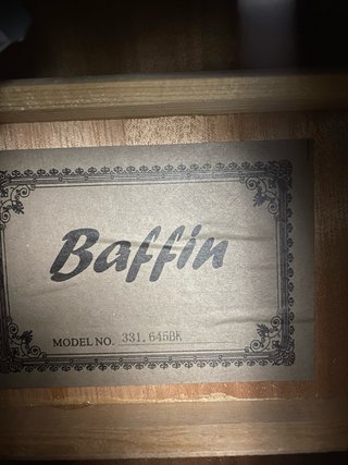 Guitarra Acústica Baffin Negra + Funda
