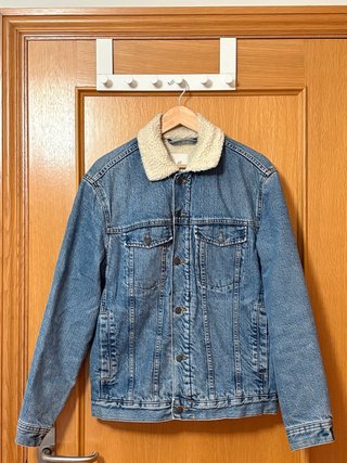 Cazadora Vaquera con Borrego H&M