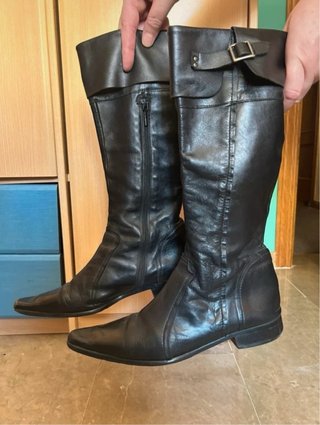 Botas altas Zara negras