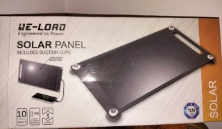 WE-LOAD Panel Solar 10W Carga USB