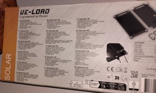 WE-LOAD Panel Solar 10W Carga USB