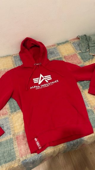 Sudadera Alpha Industries Roja