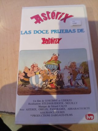Película VHS Astérix: Las Doce Pruebas