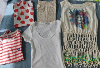 Lote de 5 Camisetas Variadas Talla S