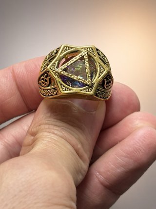 Anel Fluorite Arco-Íris | Proteção, Equilíbrio