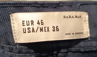 Pantalón corto azul marino Zara