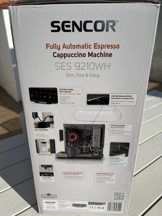 Cafetera Superautomática Sencor SES 9210WH