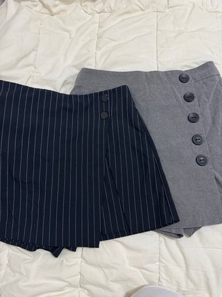 2 Faldas Pantalón Talla 40 y 38  Junto o separado
