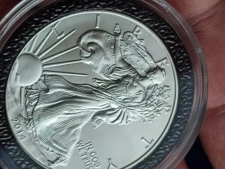 Onza de Plata American Eagle  2014
