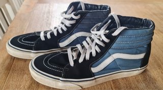 Zapatillas Vans Altas Azules