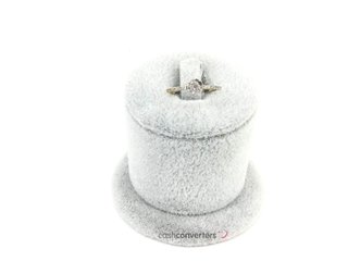 anillo oro 18k con piedra con circonita