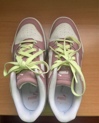 Zapatillas Puma Rosa y Blanco