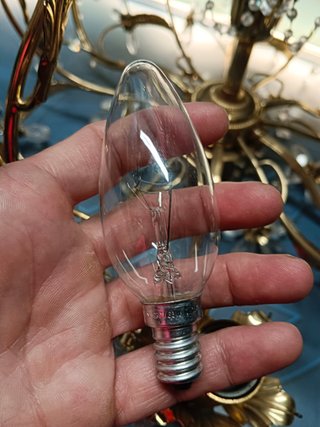 Lámpara dorada de estilo rococó francés o tipo palwa, años 70/80, 6 luces