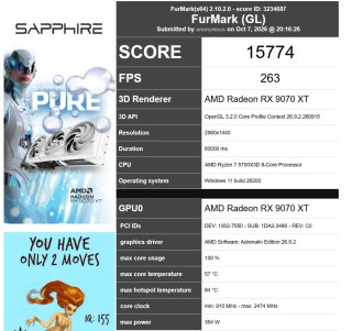 PC gaming 9070XT/5700X3D/RAM 32Gb/1TB NVMe/Corsair