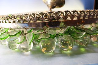 Lámpara de techo cristal de Murano, 5 luces. Años 60.