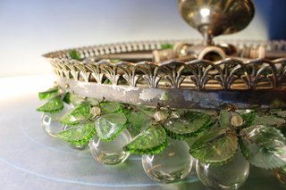 Lámpara de techo cristal de Murano, 5 luces. Años 60.
