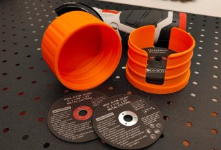 Estuche Disco Corte 76mm / Soporte Discos 3 Pulg