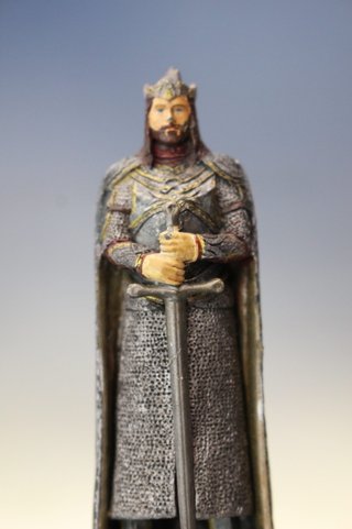 Aragorn, El Señor de los Anillos. Figura ajedrez de Eaglemoss.