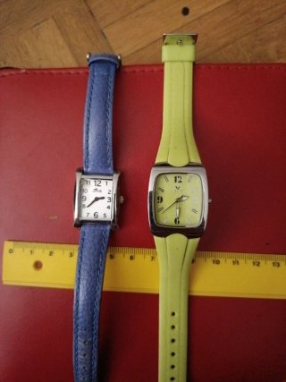 Relojes Lotus chica azul y verde
