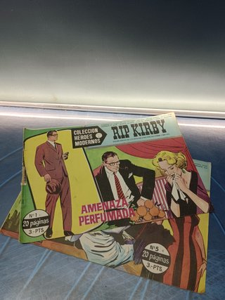 RIP KIRBY Nº 1 Y Nº 5- COLECCION HEROES MODERNOS SERIE C - DOLAR 1958