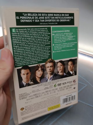 dvd, serie, EL MENTALISTA, DVD, TEMPORADA TERCERA