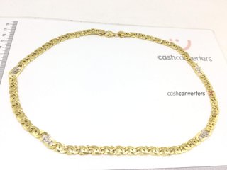 cadena oro 18k 30cm