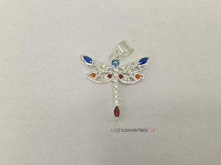 colgante plata 925mm con piedra con circonita
